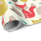 Woodland Wildlife Geschenkpapier (Rolleneckpunkt)