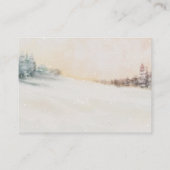 Woodland Winter Baby Showbuchanfrage Begleitkarte (Rückseite)