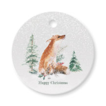 Woodland Winter Fox Pine