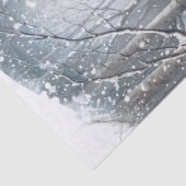 Woodland Winter Fox Seidenpapier (Detail)