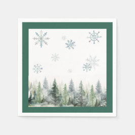 Woodland Winter ONEderland Paper Napkin Serviette