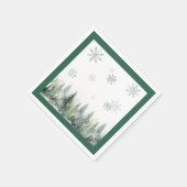 Woodland Winter ONEderland Paper Napkin Serviette (Ecke)
