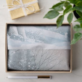 Woodland Winter Wolf Seidenpapier (Geschenk)