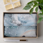 Woodland Winter Wolf Seidenpapier (Geschenk)
