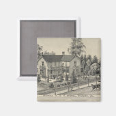 Woodland-Wohnungen Magnet (Vorderseite/Rückseite)