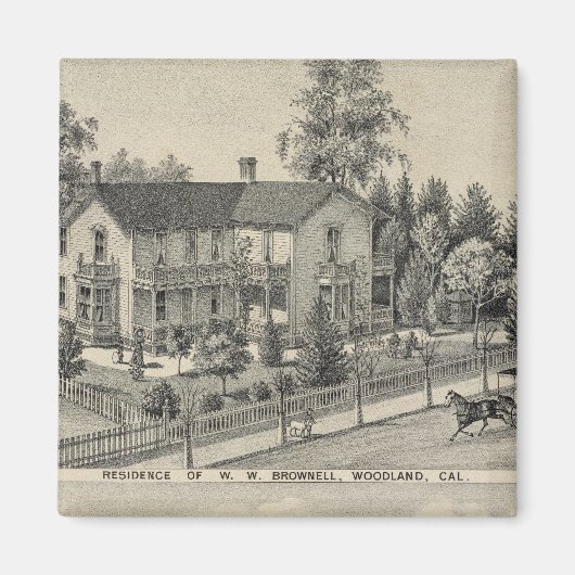 Woodland-Wohnungen Magnet (Vorne)