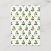 Woodland Wolf Babydusche Buchanfrage Begleitkarte (Rückseite)