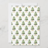 Woodland Wolf Babydusche Einladung (Rückseite)