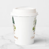 Woodland Wolf Birthday Party Pappbecher (Links)