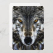 Woodland Wolf Inspiration Portrait (Vorne/Hinten)