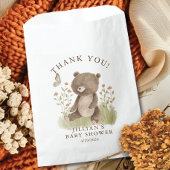 Woodland Wonder Bear Classic Round Sticker Geschenktütchen