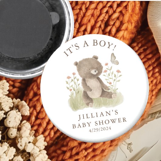 Woodland Wonder Bear Magnet