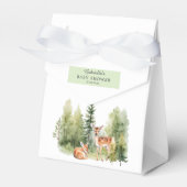 Woodland Wonder Deer Baby Dusche Geschenkschachtel (Vorderseite)