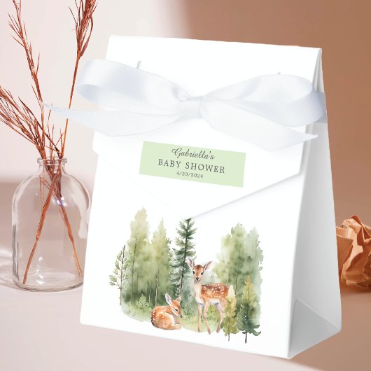 Woodland Wonder Deer Baby Dusche Geschenkschachtel