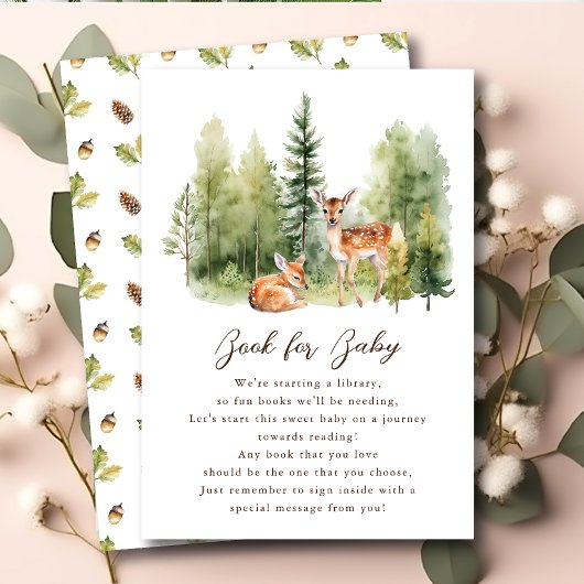 Woodland Wonder Deer Book for Baby Begleitkarte