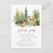 Woodland Wonder Deer Book for Baby Begleitkarte (Vorderseite)