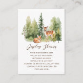 Woodland Wonder Deer Display Dusche Begleitkarte (Vorderseite)