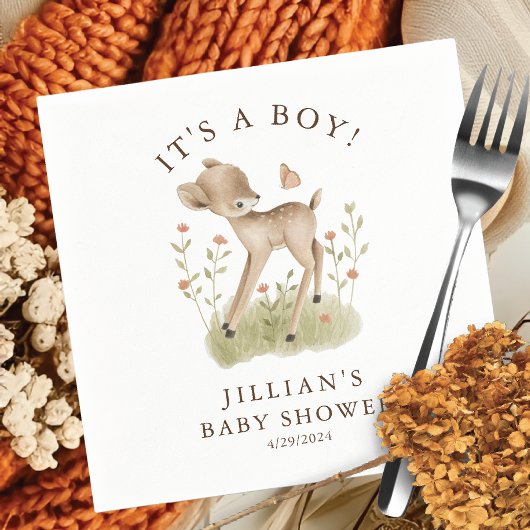 Woodland Wonder Deer Serviette