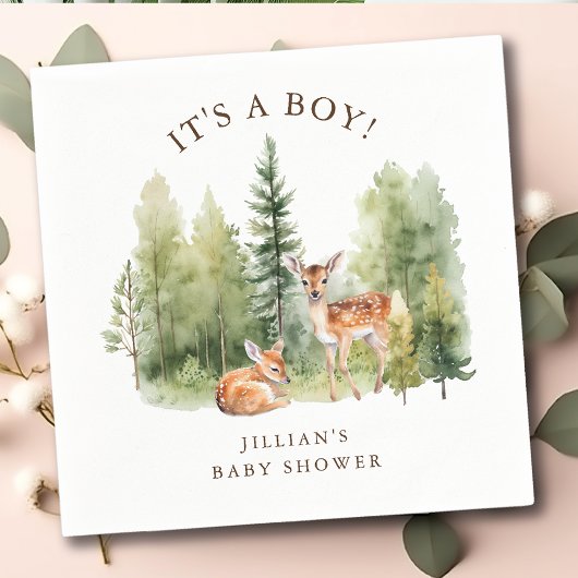 Woodland Wonder Deer Serviette