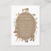 Woodland Wonder Display Dusche Begleitkarte (Vorderseite)