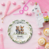 Woodland Wonders: Eine "Forest Friends" Kinderdusc Pappteller (Party)