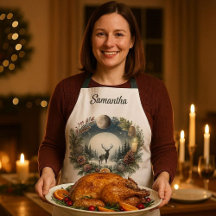 Woodland  Wreath with Deer Moon 