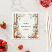 Woodland-Zauberei Kinderdusche Serviette (Beispiel)