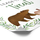 WoodlandBabydusche Babys sind süße Schilder (Ecke)