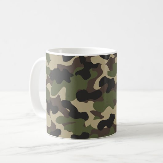 Woodlands Camo Kaffeetasse (Vorderseite Links)