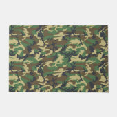 Woodlands Camouflage Outdoor Geschenk Fußmatte (Vorderseite)