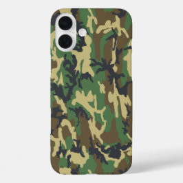 Woodlands Camouflage Outdoorsman Geschenk Case Mat
