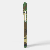 Woodlands Camouflage Outdoorsman Geschenk Case Mat (Rückseite / Links)