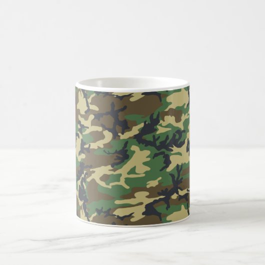 Woodlands Camouflage Outdoorsman-Geschenk Kaffeetasse (Mittel)
