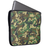 Woodlands Camouflage Outdoorsman-Geschenk Laptopschutzhülle (Vorne Rechts)