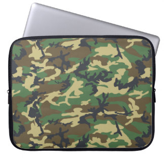 Woodlands Camouflage Outdoorsman-Geschenk Laptopschutzhülle