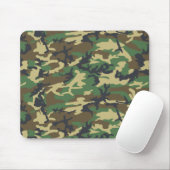 Woodlands Camouflage Outdoorsman-Geschenk Mousepad (Mit Mouse)