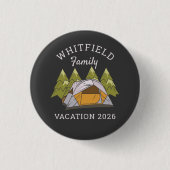 Woodlands Camping Trip Family Wiedersehen Custom Button (Vorderseite)