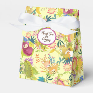 Woodlands Dreamland Yellow Favor Box Geschenkschachtel