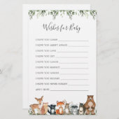 Woodlandtiere Babyduschen für Kinder (Vorne/Hinten)