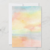 Woodlandtiere Es ist eine Kinderdusche in Einladung (Rückseite)