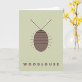 Woodlouse-Karte Karte (Gelbe Blume)