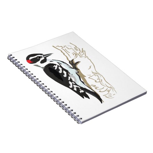 Woodpecker-Abbildung Notizblock (Rechte Seite)