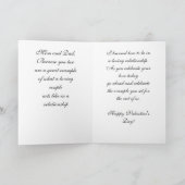 Woodpecker Beside Heart-Shaped Tree Hole Karte (Innenseite)