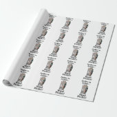 Woodpecker Bird Funny Birthday Geschenkpapier (Ungerollt)