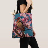 Woodpecker Bird Watching Viburnum Tasche (Von Nahem)
