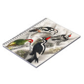 Woodpecker, Grüner Specker, Woodpecker Bird Notizblock (Linke Seite)