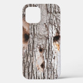 Woodpecker Hole Tree Face Case-Mate iPhone Hülle (Rückseite)