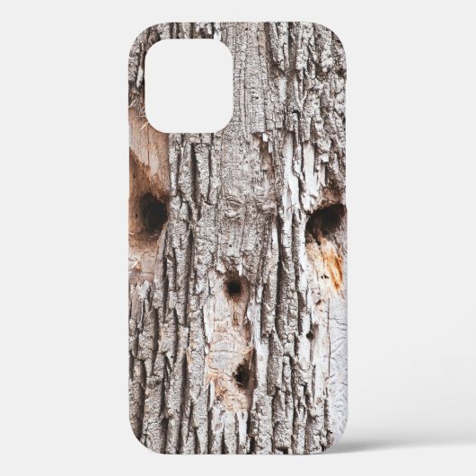 Woodpecker Hole Tree Face Case-Mate iPhone Hülle (Rückseite)