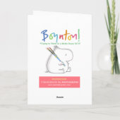 Woodpecker Karte (Rückseite)