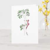 Woodpecker Karte (Gelbe Blume)